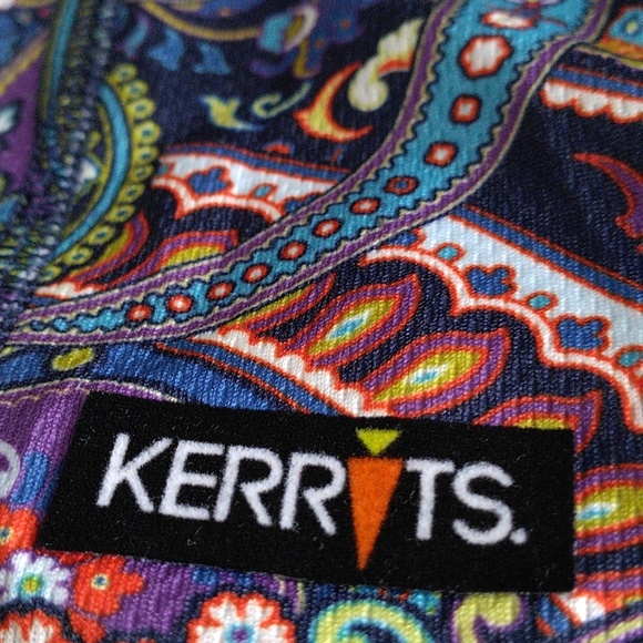 Kerrits Size Medium Paisley Sleeveless Top/Lightweight Vest - Picture 11 of 13